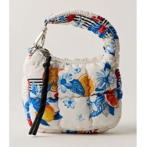 NWT Free People x FP Movement Quilted Printed Micro Pouch